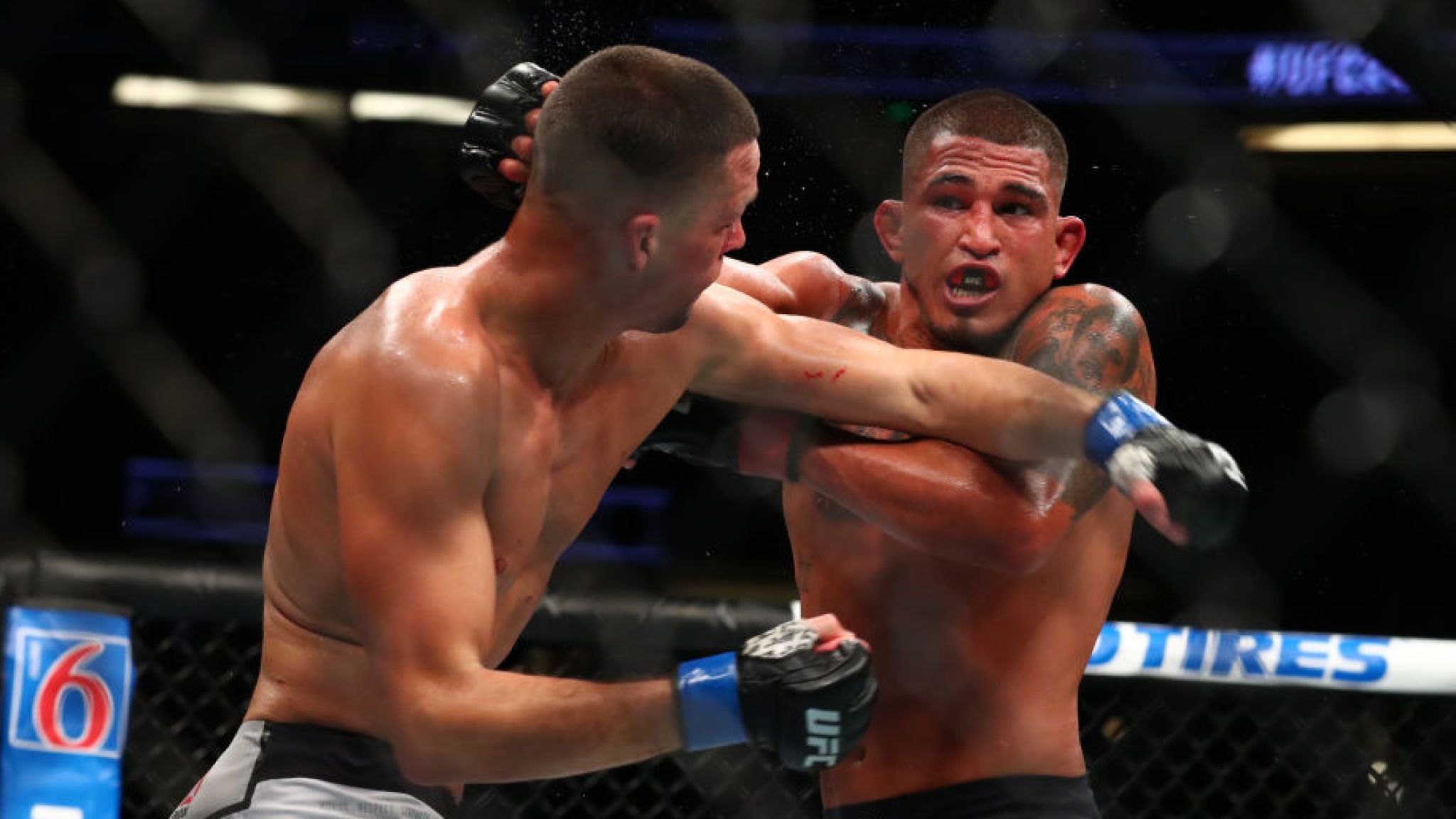 Diaz Returned From A Three-year Break To Beat Anthony - Nate Diaz Ufc 241 - HD Wallpaper 