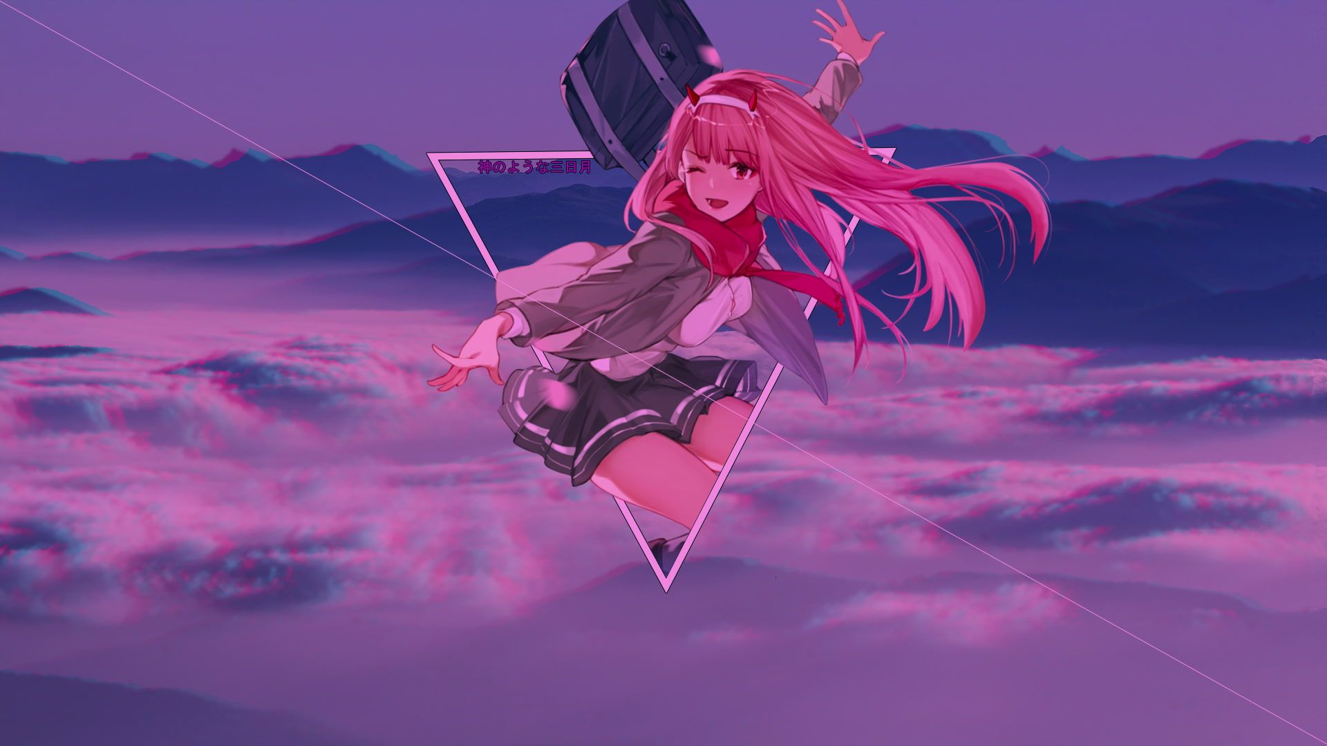 Zero Two Wallpaper Pc - HD Wallpaper 