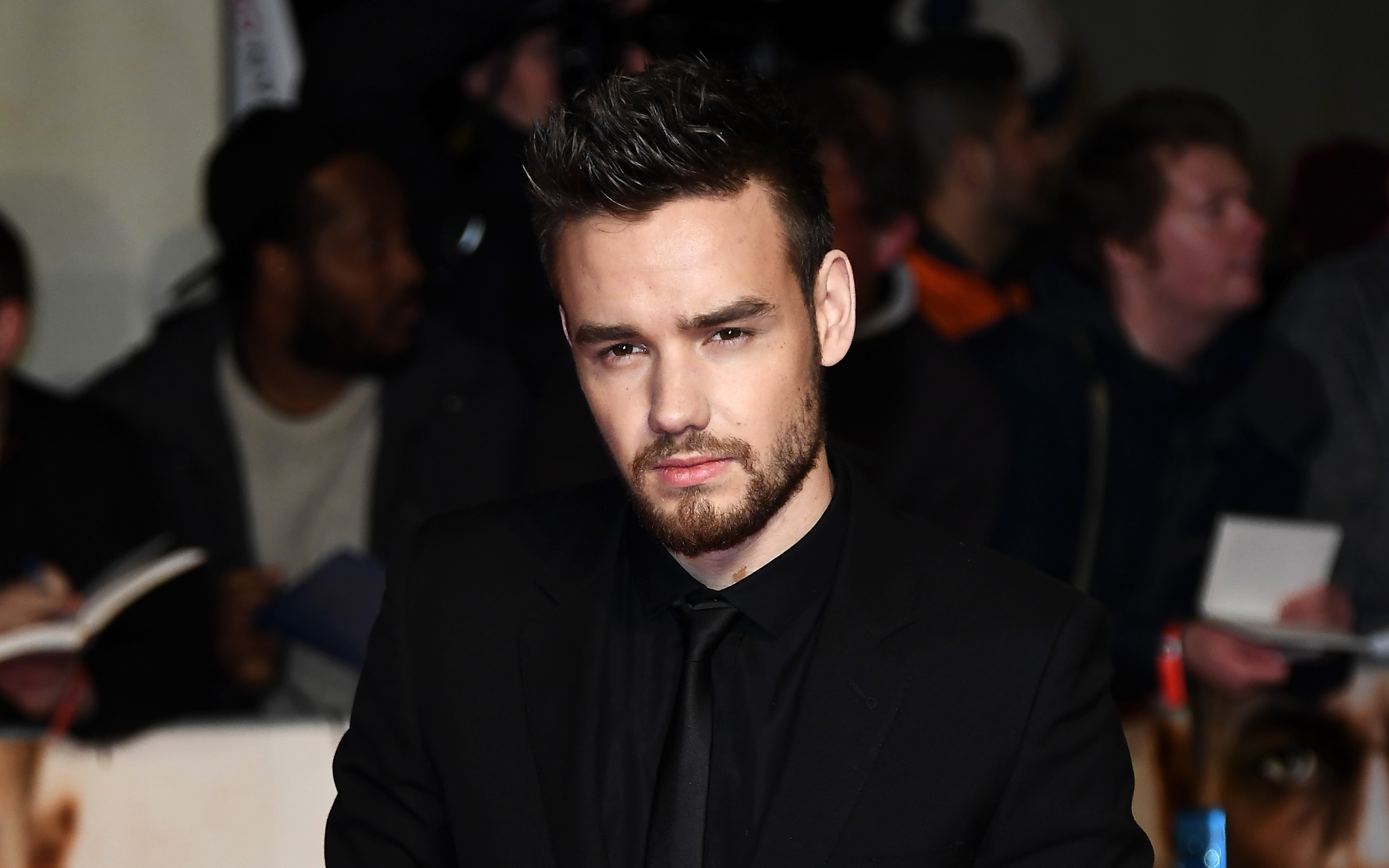 Liam Payne, Portrait, British Singer, Black Suit, Smile, - Liam Payne