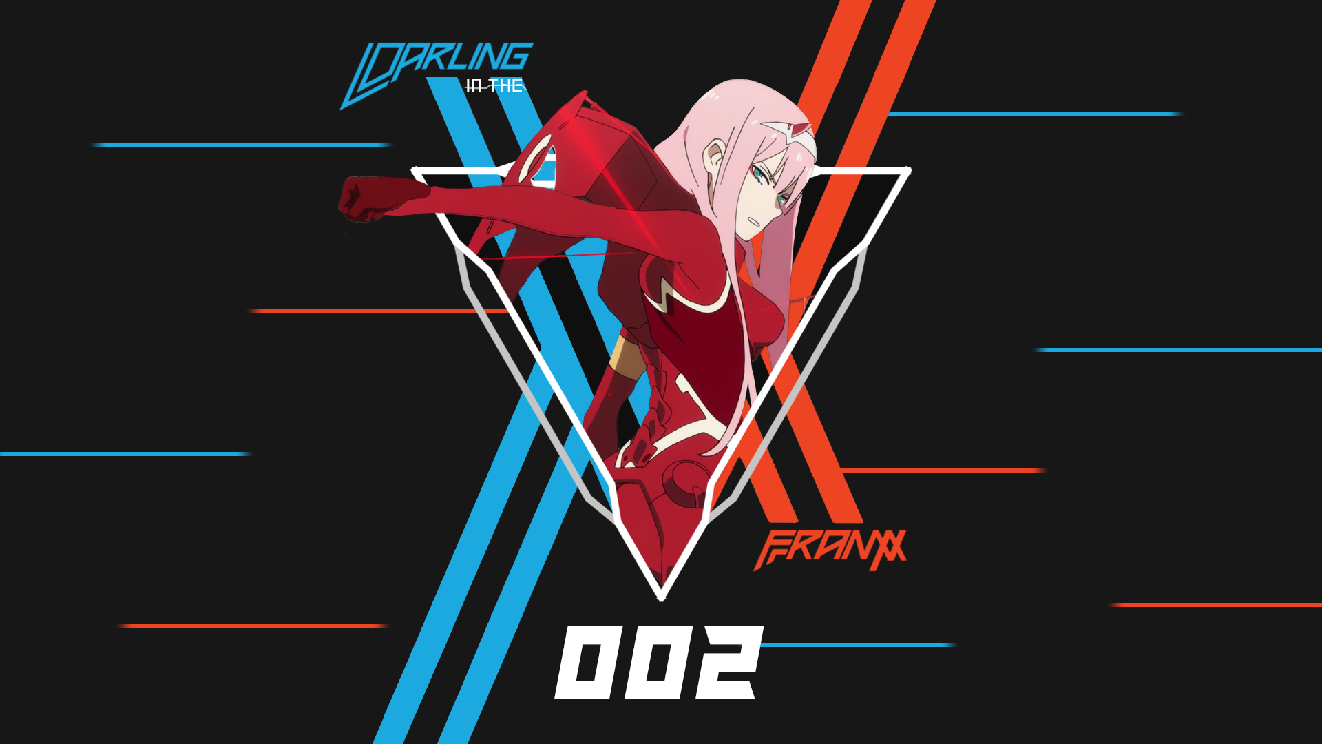 Darling In The Franxx Logo Zero Two - HD Wallpaper 