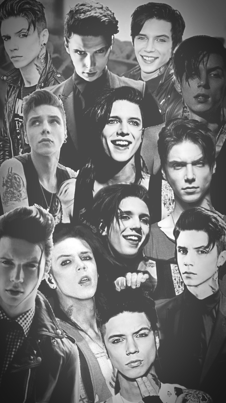 Collage And Wallpaper Image - Fondos De Pantalla De Black Veil Brides - HD Wallpaper 