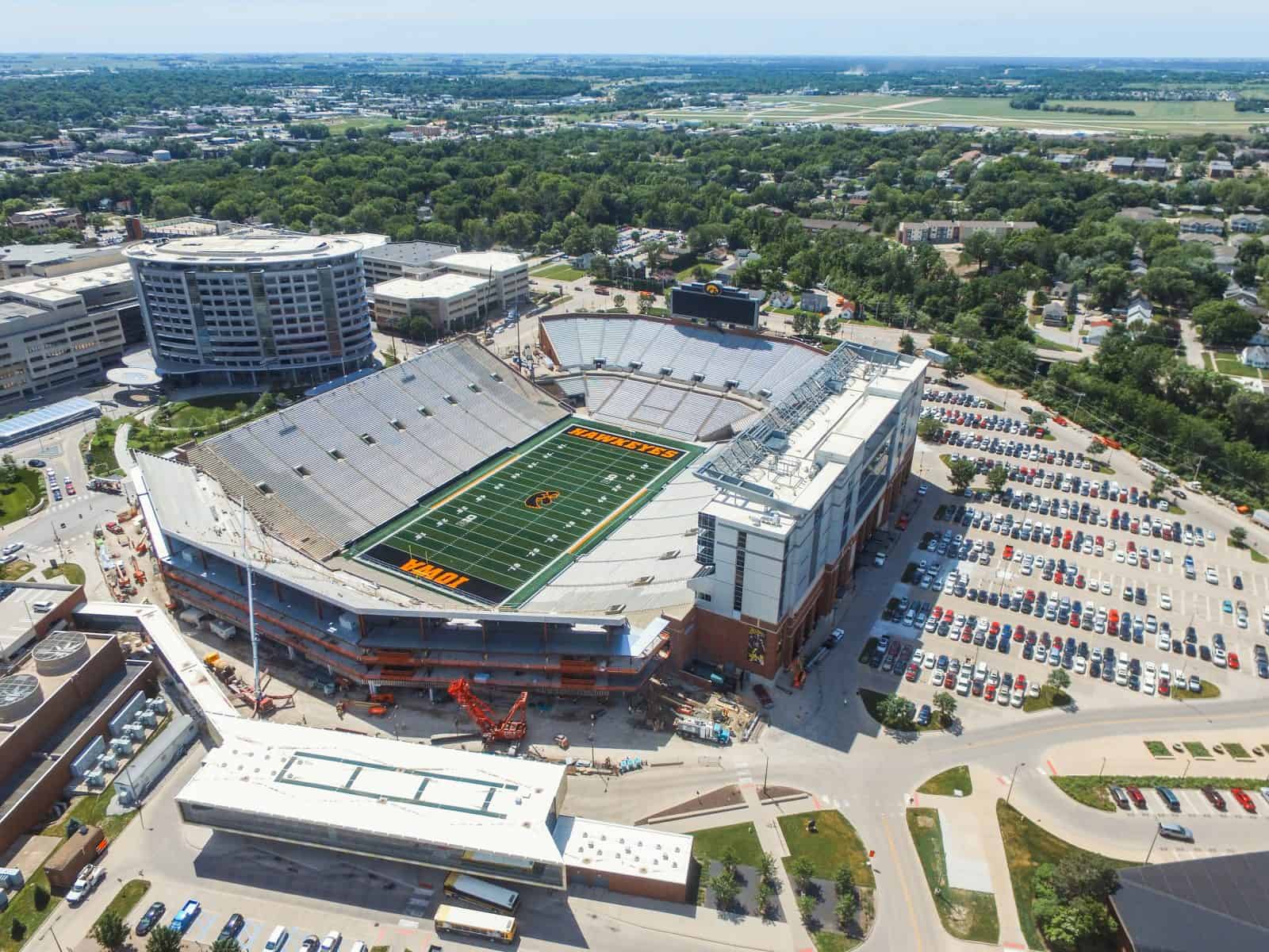 Aerial View Of Kinnick Stadium - HD Wallpaper 