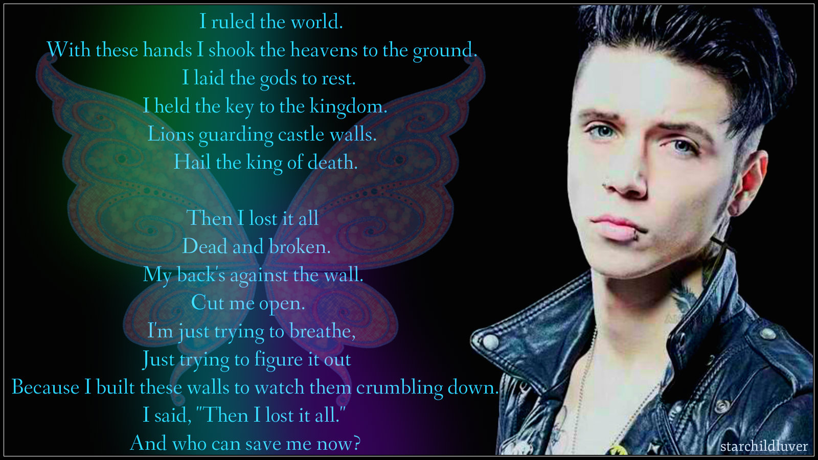 Andy Biersack - HD Wallpaper 