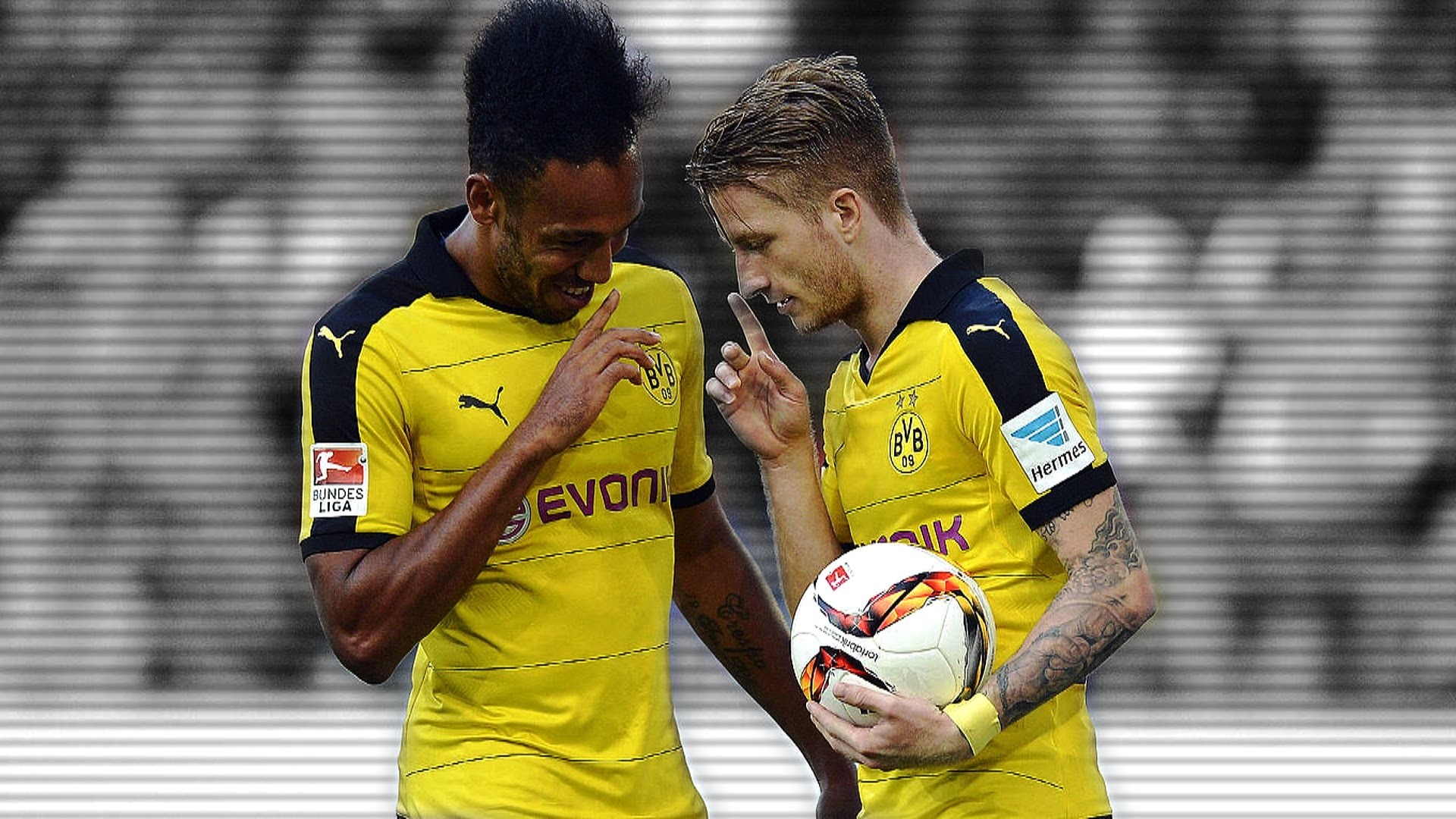 Pierre Emerick Aubameyang & Marco Reus I Best Duo I - Pierre Emerick Aubameyang 2016 - HD Wallpaper 