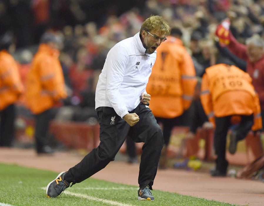 Jurgen Klopp - Jurgen Klopp Celebrating Action - HD Wallpaper 