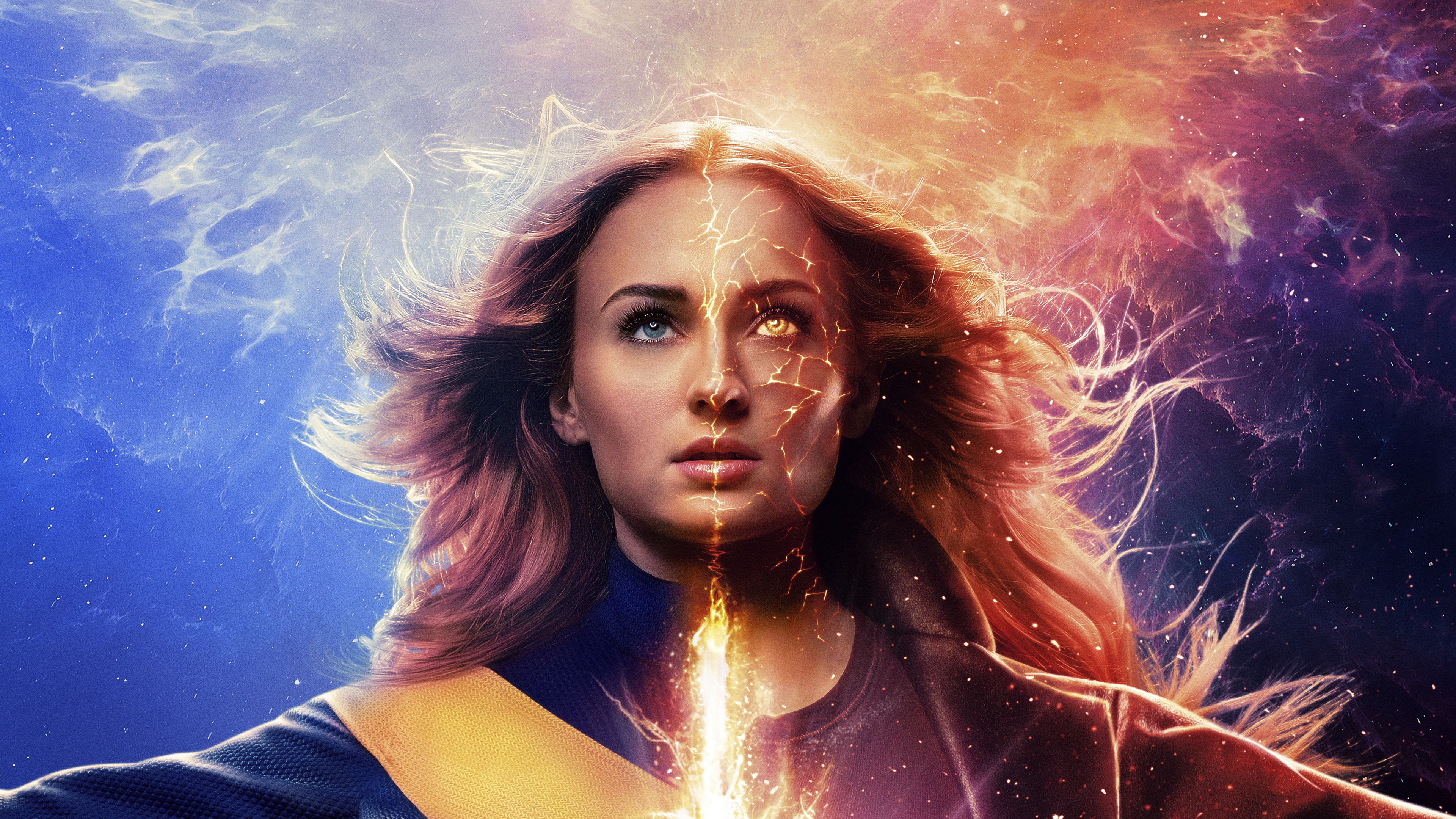 Dark Phoenix Jean Grey Sophie Turner 4k 8k Wallpapers - Jean Grey Wallpaper Hd - HD Wallpaper 