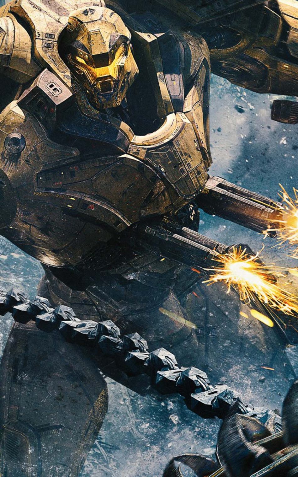 Bracer Phoenix In Pacific Rim Uprising Hd Mobile Wallpaper - Pacific Rim Uprising Bracer Phoenix - HD Wallpaper 