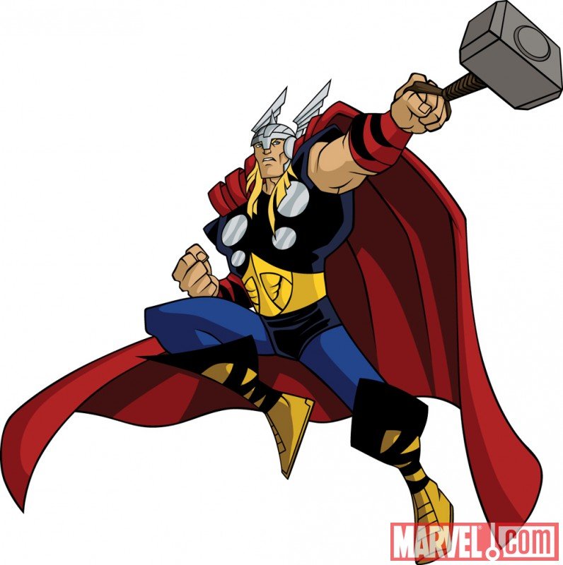 Collection Of Avengers Clipart Wallpaper High Quality, - Avengers Earth's Mightiest Heroes Thor - HD Wallpaper 