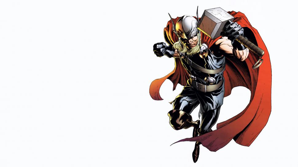 Thor Hammer White Hd Wallpaper,cartoon/comic Hd Wallpaper,white - 970x545  Wallpaper 