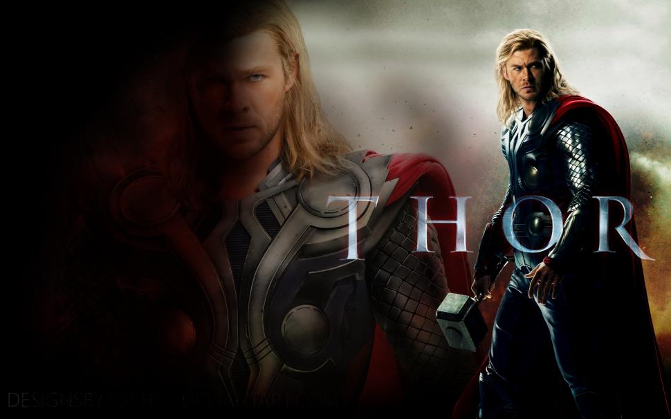 Thor Chris Hemsworth Hammer Mjolnir Hd Wallpaper,movies - HD Wallpaper 