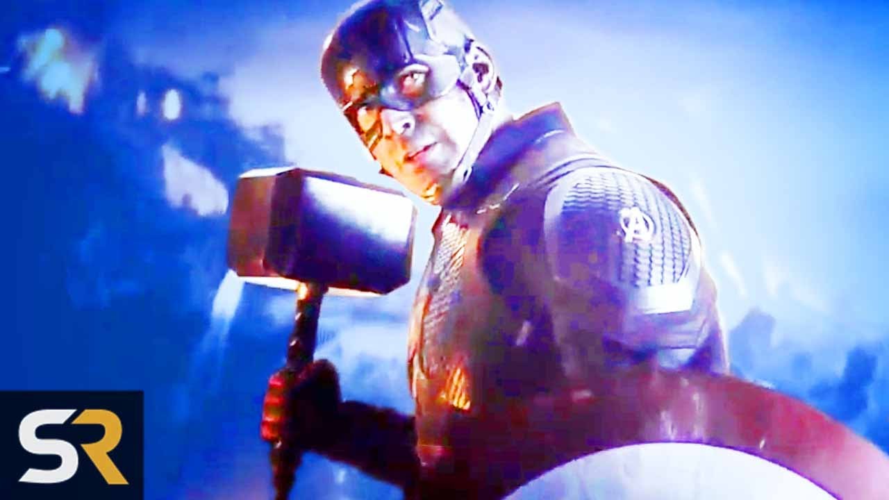 Captain America Lifts Mjolnir Endgame - HD Wallpaper 