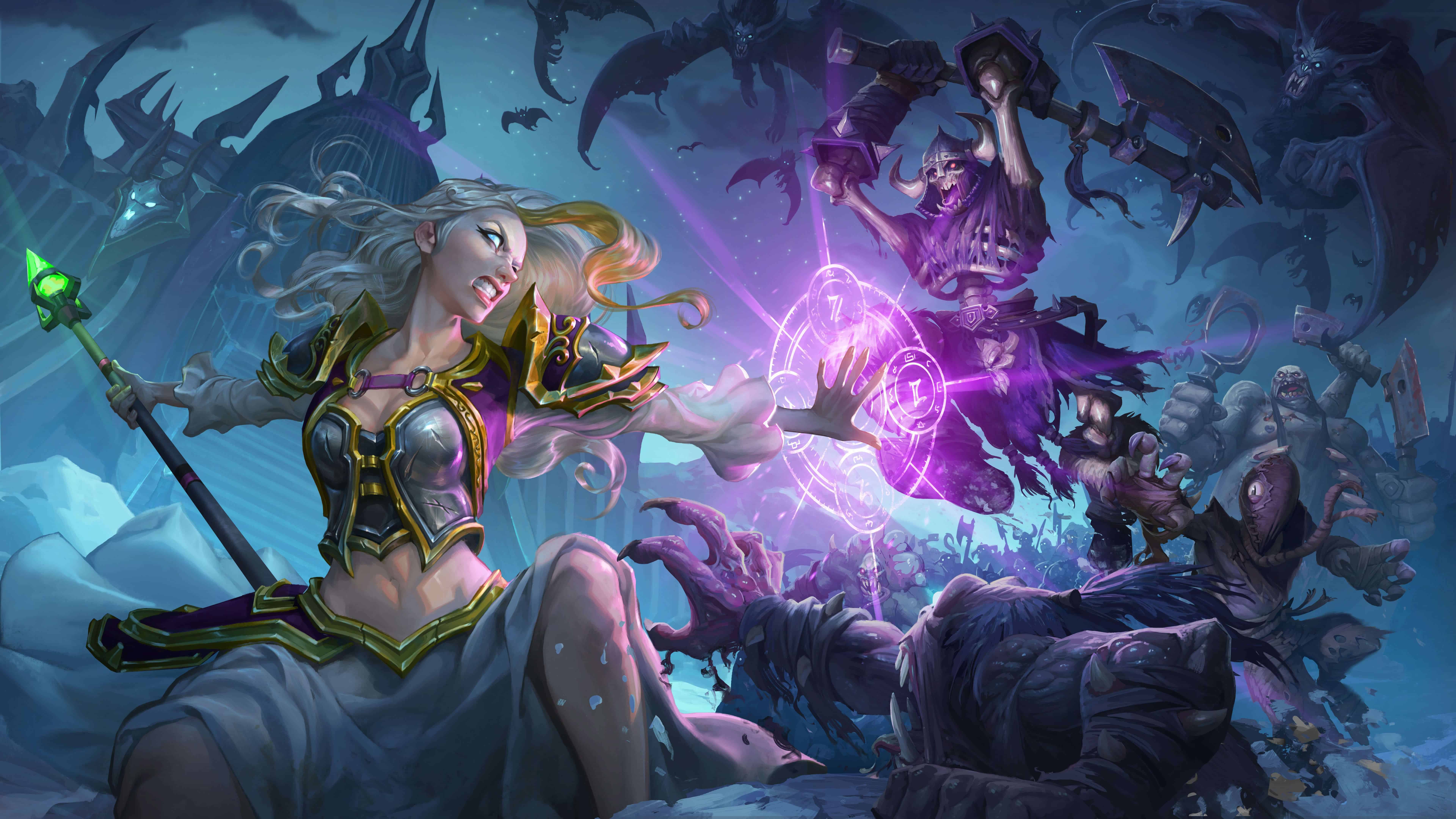 Hearthstone Knights Of The Frozen Throne Card Game - Hearthstone Knights Of The Frozen Throne - HD Wallpaper 