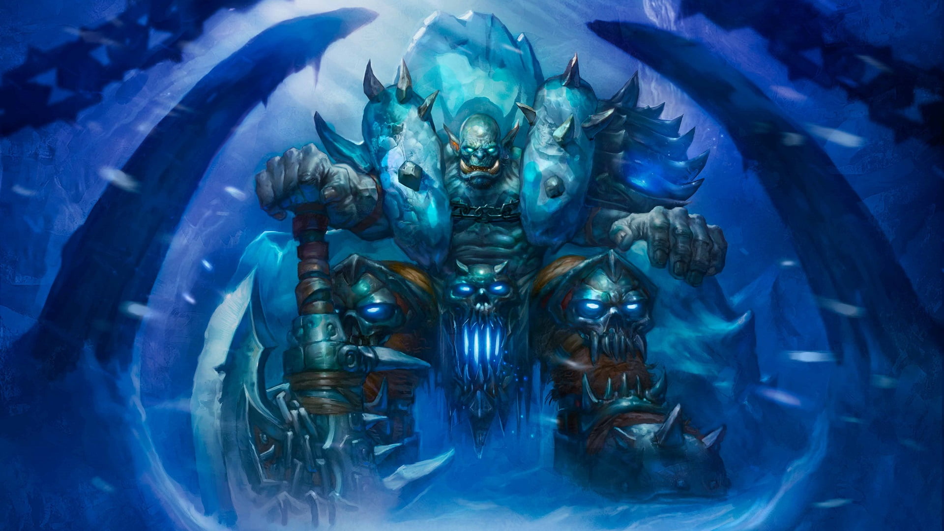 Hearthstone Frozen Throne Artwork - HD Wallpaper 