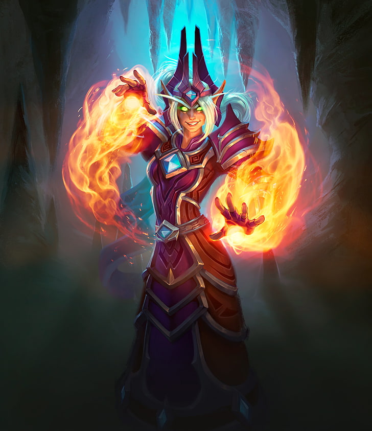 Hearthstone Lyris The Wild Mage - HD Wallpaper 