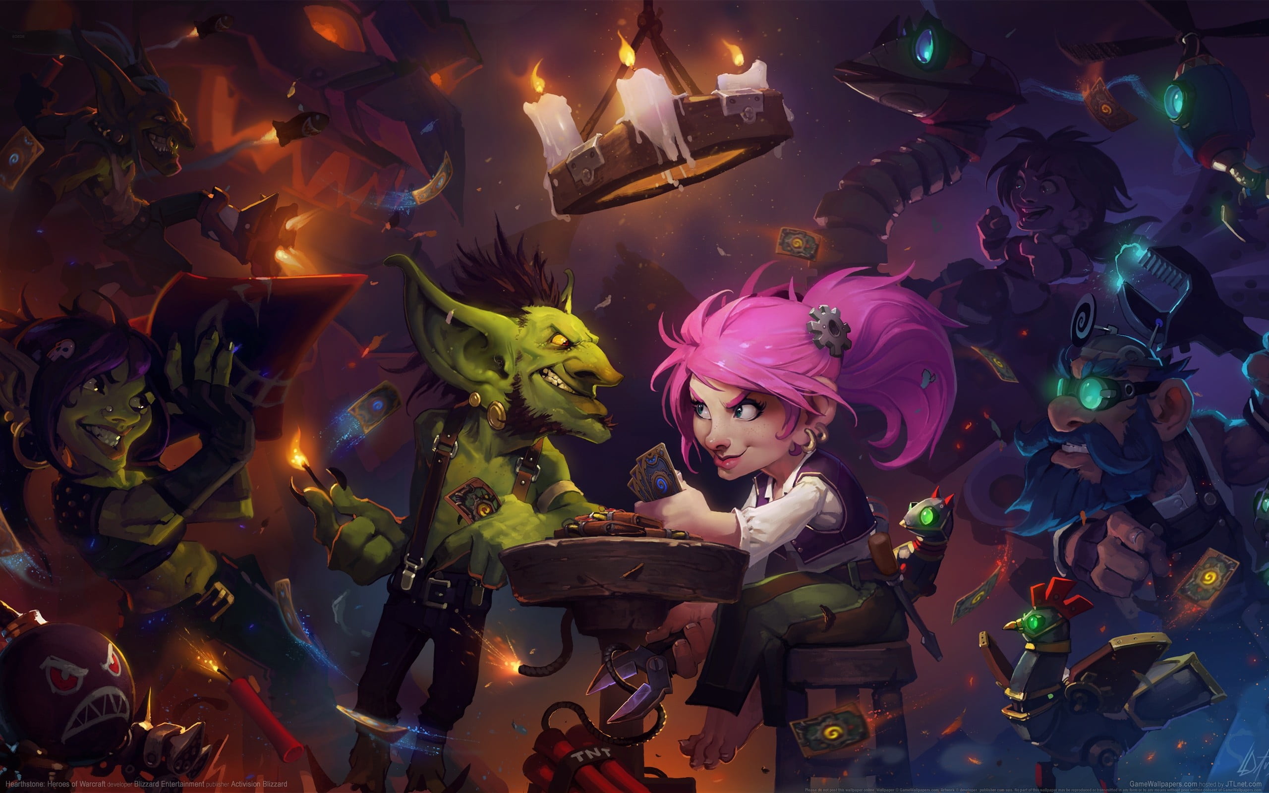 Hearthstone Goblins Vs Gnomes - HD Wallpaper 