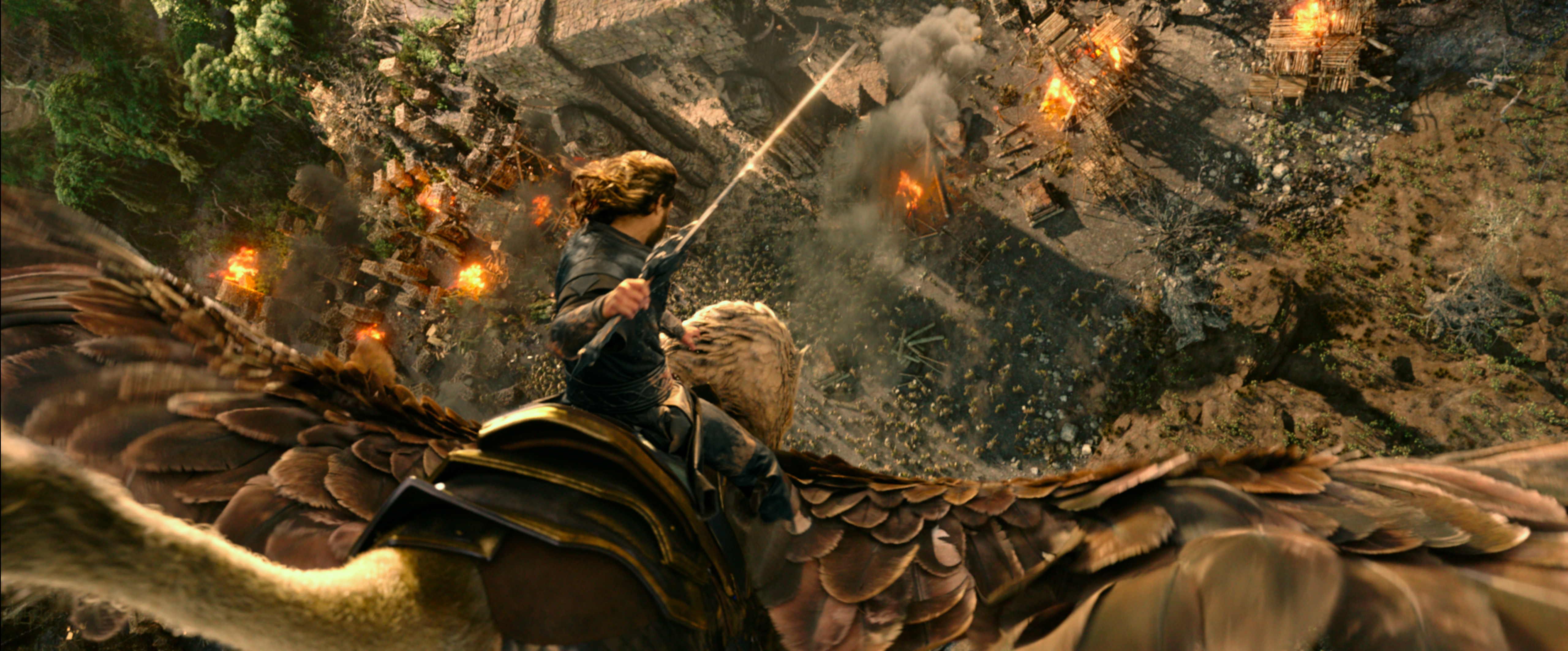 Warcraft Movie Battle Scene - HD Wallpaper 