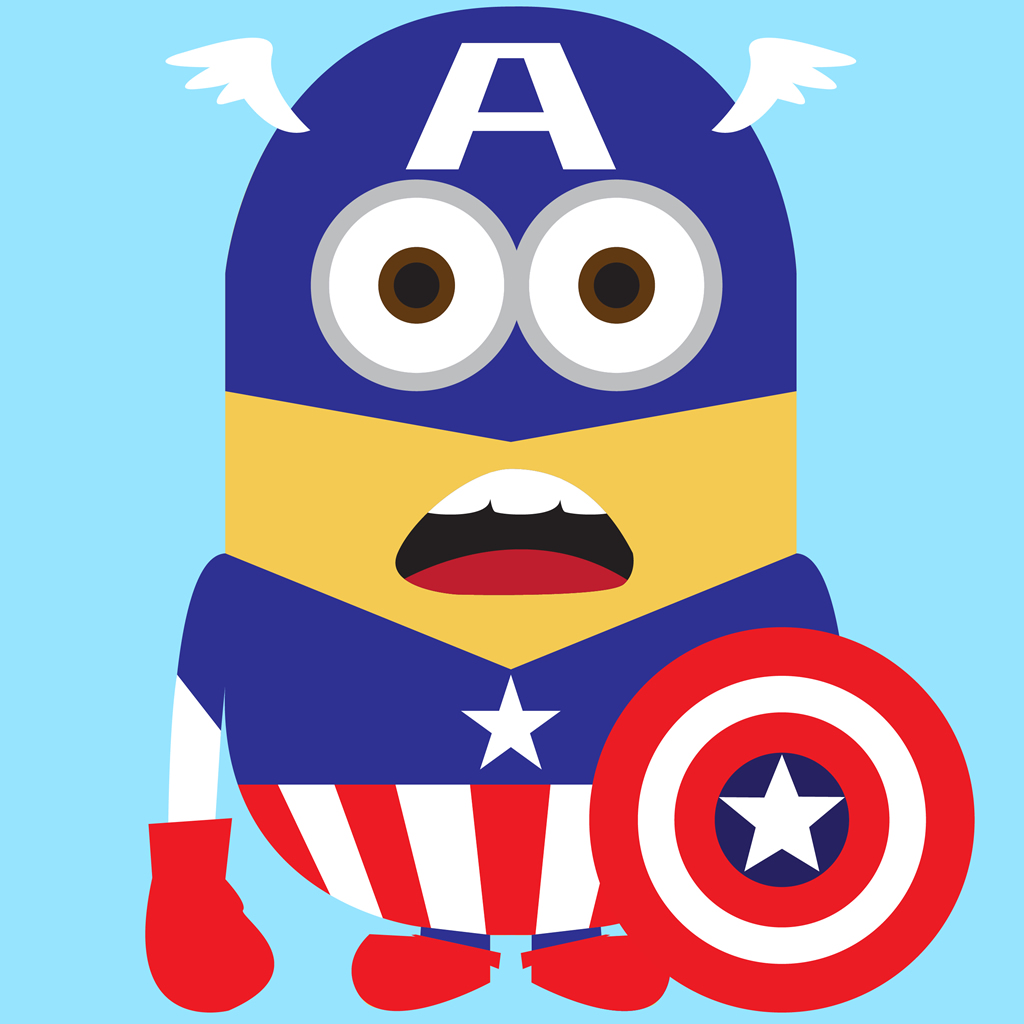 Minions Clipart For Iphone 4s - Minion Superheroes - HD Wallpaper 
