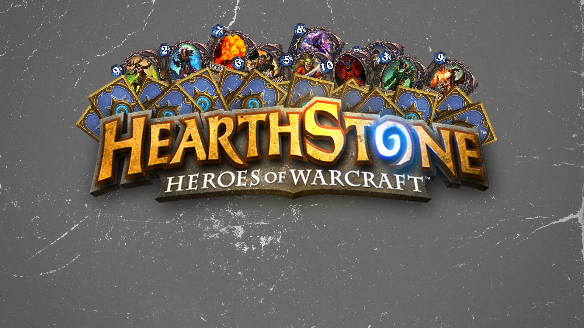 Hearthstone Heroes Of Warcraft Maps Texture Logo 96968 - Hearthstone Heroes Of Warcraft Logo - HD Wallpaper 