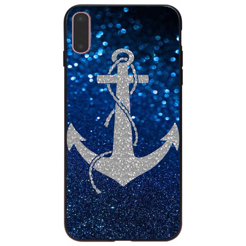 Maiyaca Sailing Anchor Wallpaper Black Soft Shell Phone - Anchor Wallpaper Hd - HD Wallpaper 