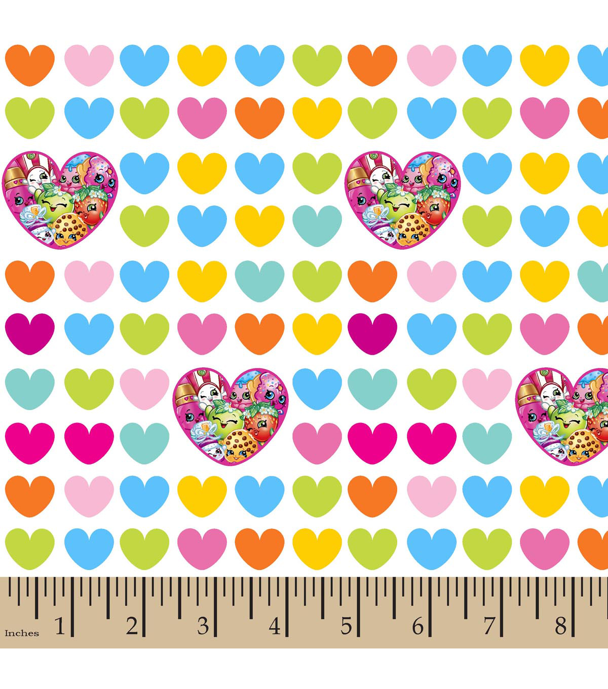 Shopkins Fleece Fabric - Circle - HD Wallpaper 