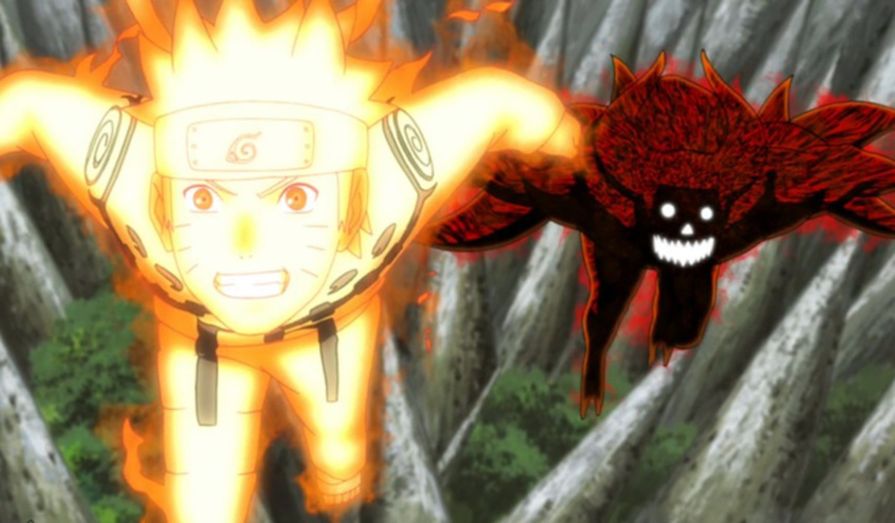 Naruto Kyuubi Chakra Mode Wallpaper Hd - HD Wallpaper 