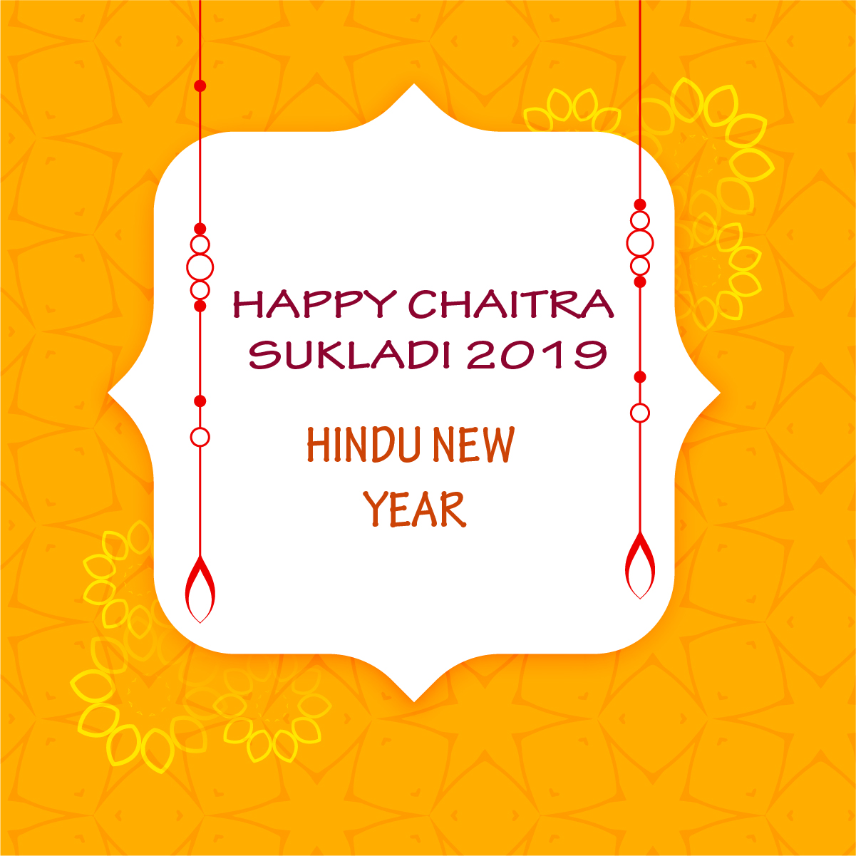 Happy Chaitra Sukladi - Hindu New Year 2019 - HD Wallpaper 