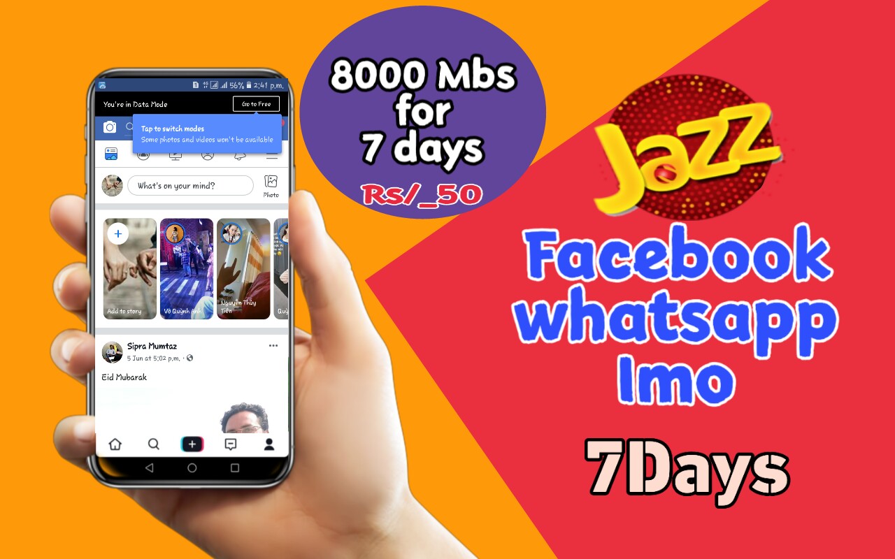 2019/06/jazz Weekly Social 8gb - Jazz 7 Day Facebook Package - HD Wallpaper 