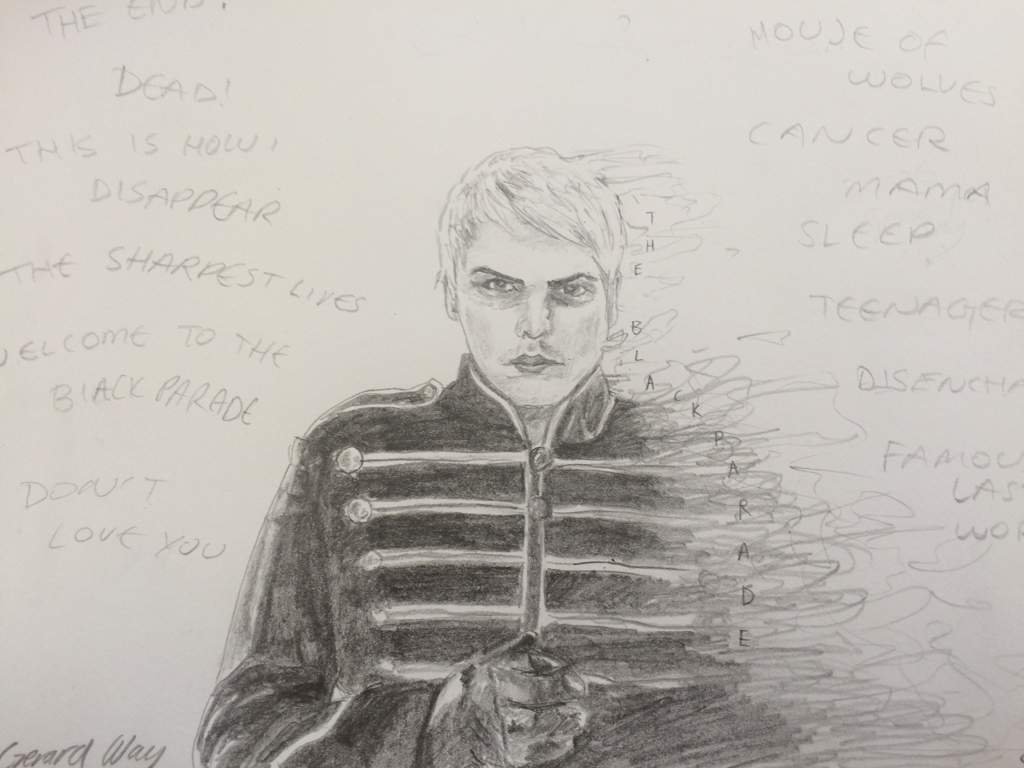 User Uploaded Image - Black Parade Mcr Gerard Way - HD Wallpaper 