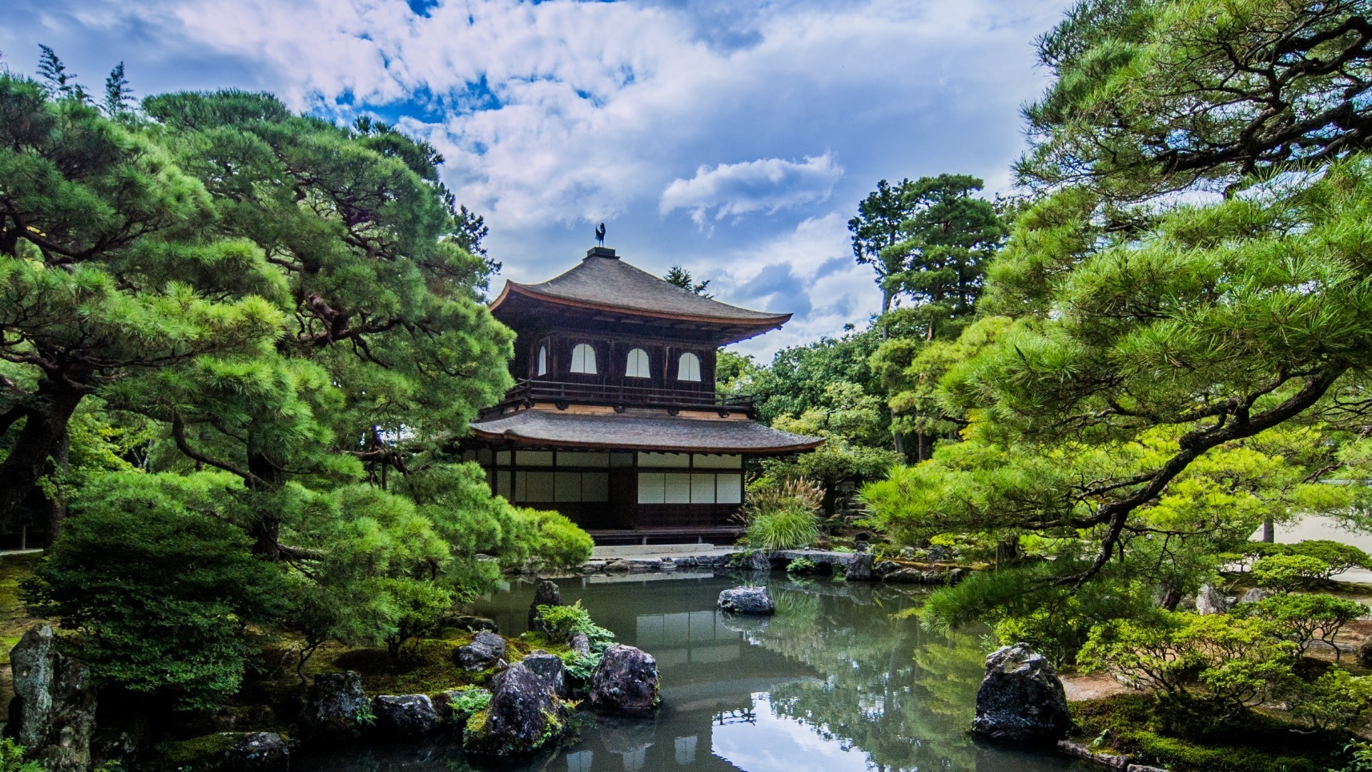 1920x1080, Ginkaku Ji Zen Temple, Japan Wallpaper - Kyoto - HD Wallpaper 