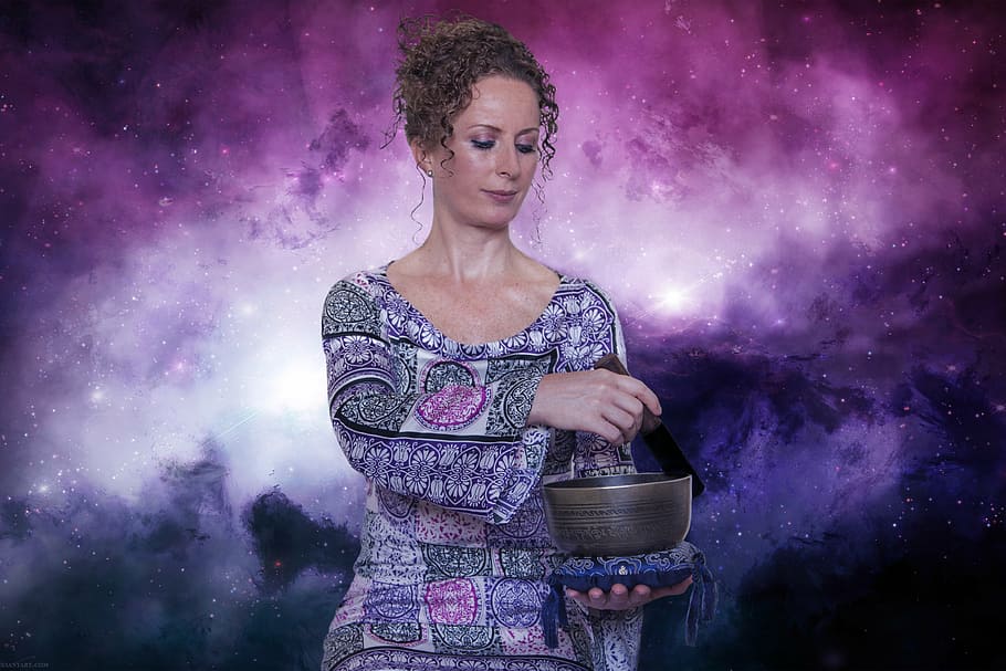 Woman Carrying Bowl, Reiki, Emotional Intelligence, - 2k Nebula - HD Wallpaper 