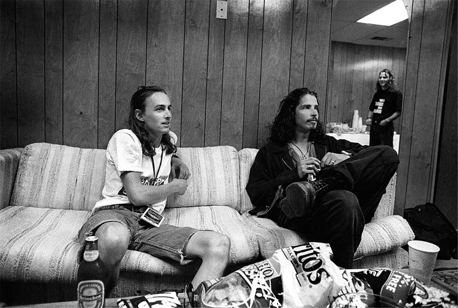 Mike Mccready, Chris Cornell, Eddie Vedder, Lollapalooza, - Mike Mccready Chris Cornell - HD Wallpaper 