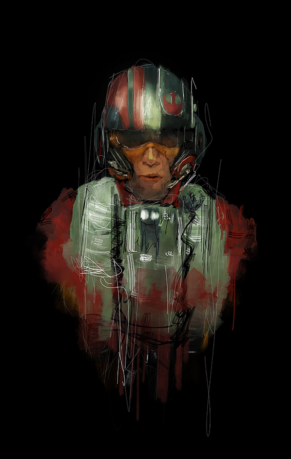 Star Wars, Episode Vii, The Force Awakends - Star Wars Aesthetic Wallpaper Poe - HD Wallpaper 