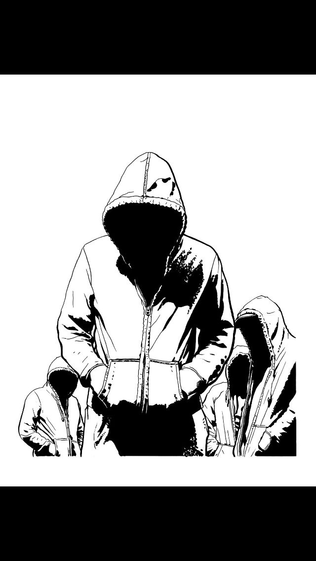 Drawing Of Character With Hoodie - HD Wallpaper 