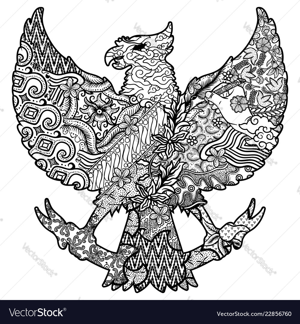Garuda Batik 1000x1080 Wallpaper Teahub Io