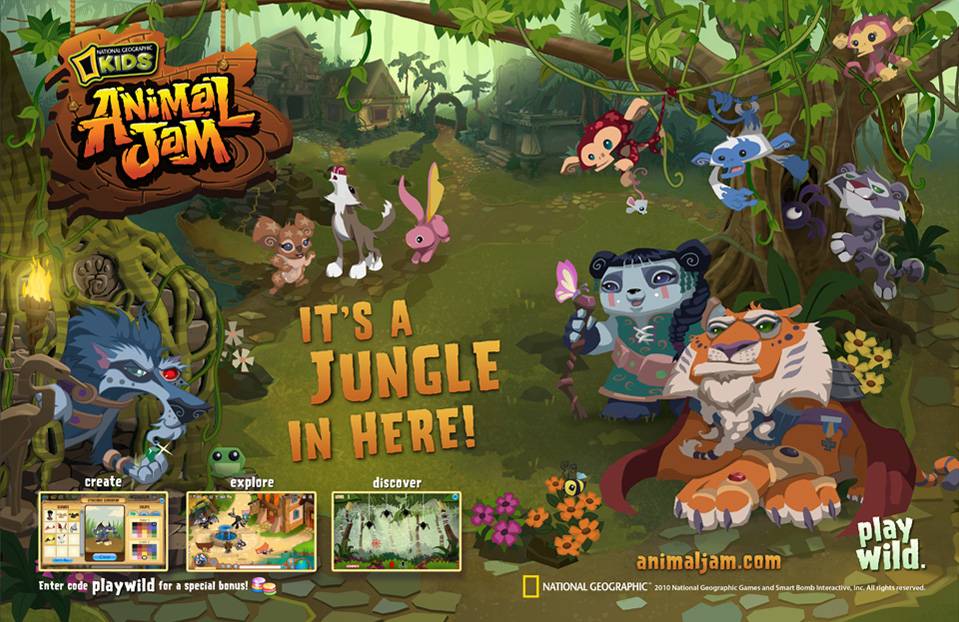 Animal1 - Animal Jam In Game - HD Wallpaper 