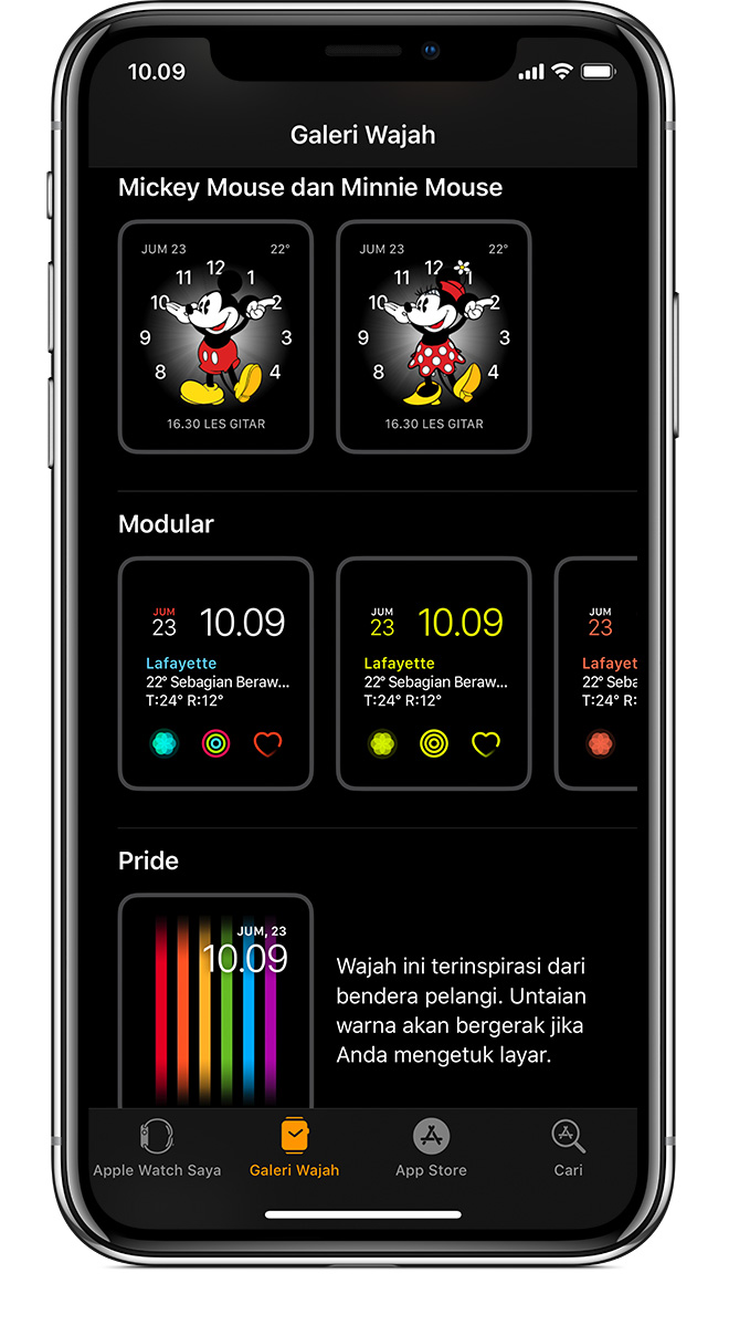Galeri Tampilan Menampilkan Pilihan Mickey Mouse Dan - Apple Watch Series 5 Mickey Mouse - HD Wallpaper 