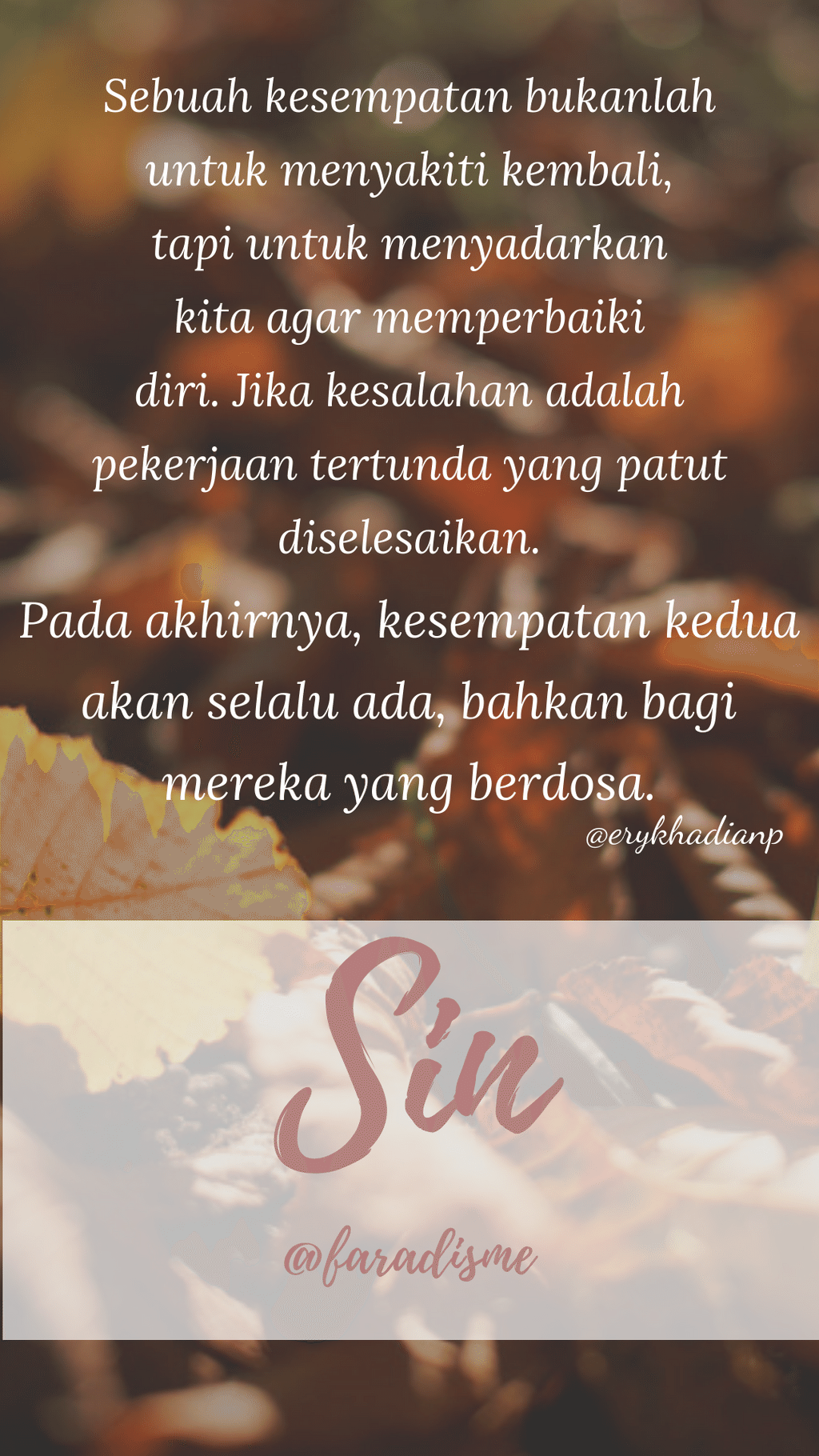 Quotes Film Sin Indonesia - HD Wallpaper 