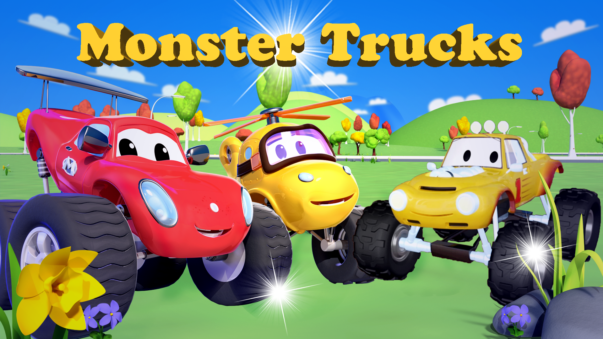 Monster Trucks Tv Show - HD Wallpaper 