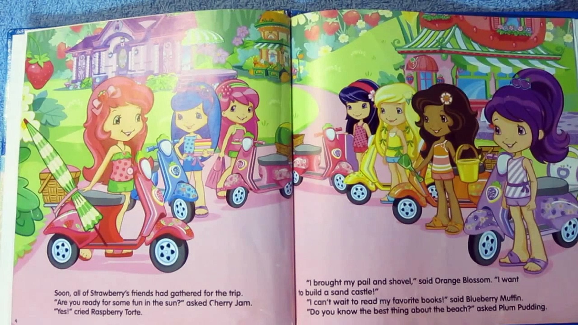 Strawberry Shortcake ~ Fun In The Sun Children S Read - HD Wallpaper 