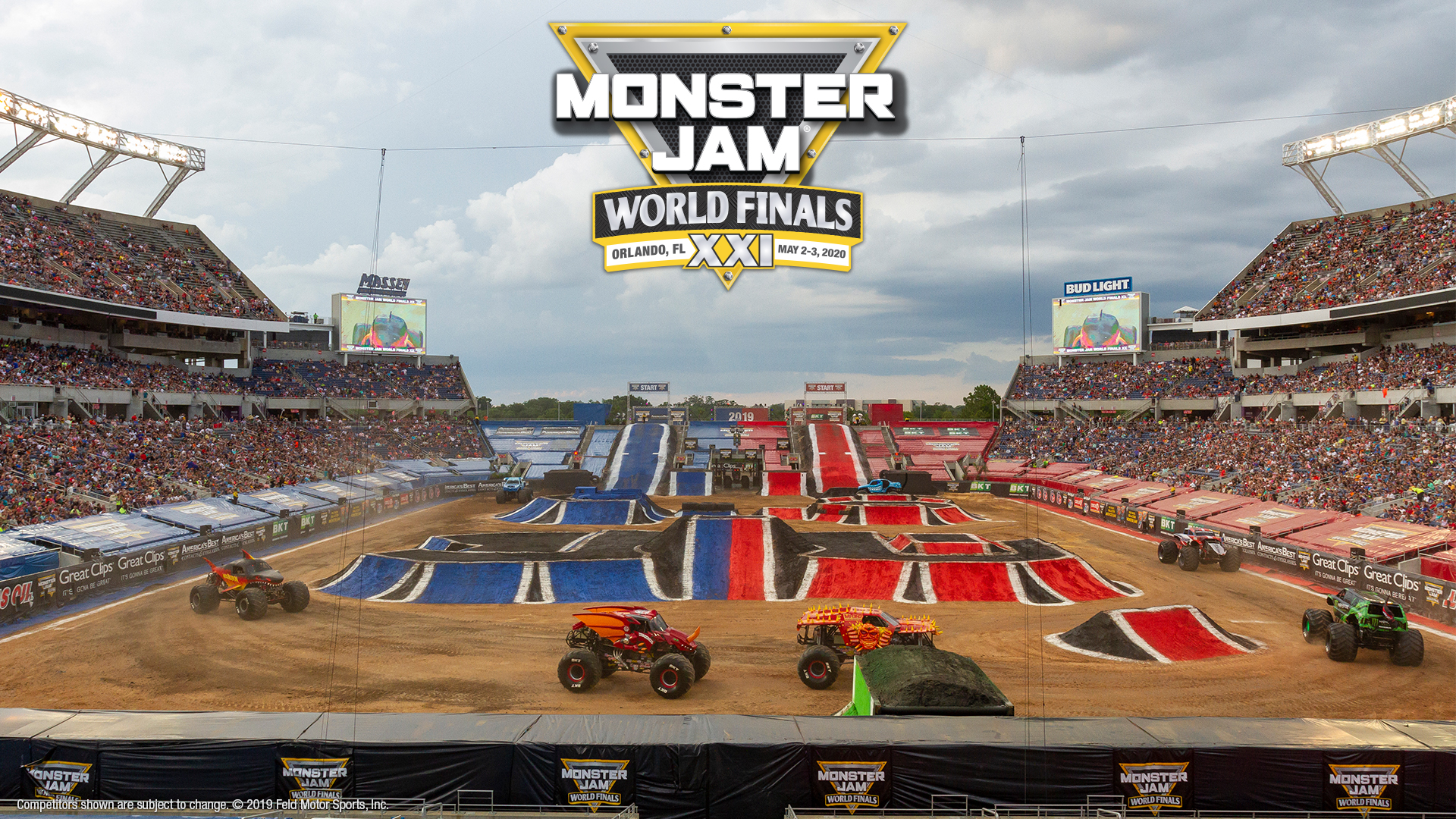 Monster Jam World Finals 2019 Orlando - HD Wallpaper 