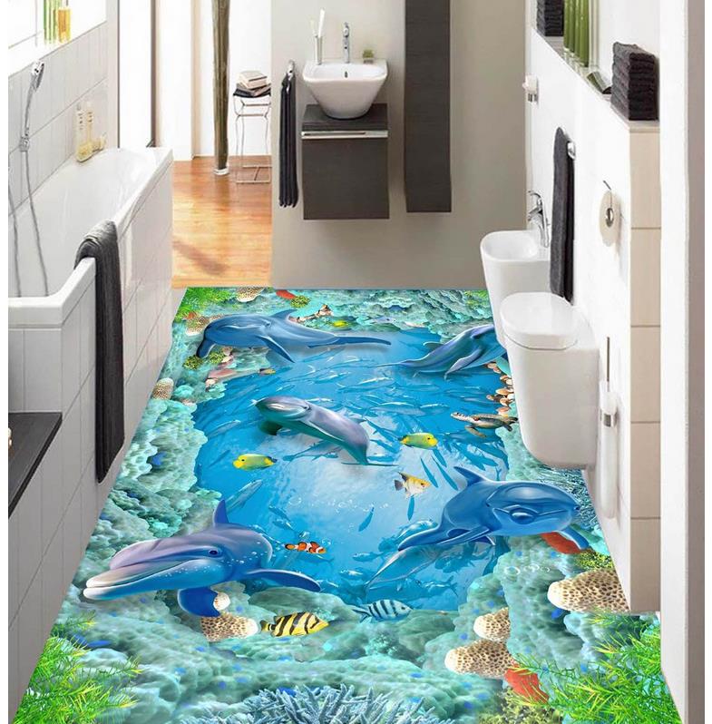 Personalizado 3d Foto Papel Pintado 3d Suelo Pintura - Stone Bathroom - HD Wallpaper 