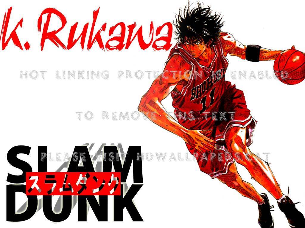 Slam Dunk Basketball Anime - Slam Dunk Wallpaper Hd Rukawa - HD Wallpaper 