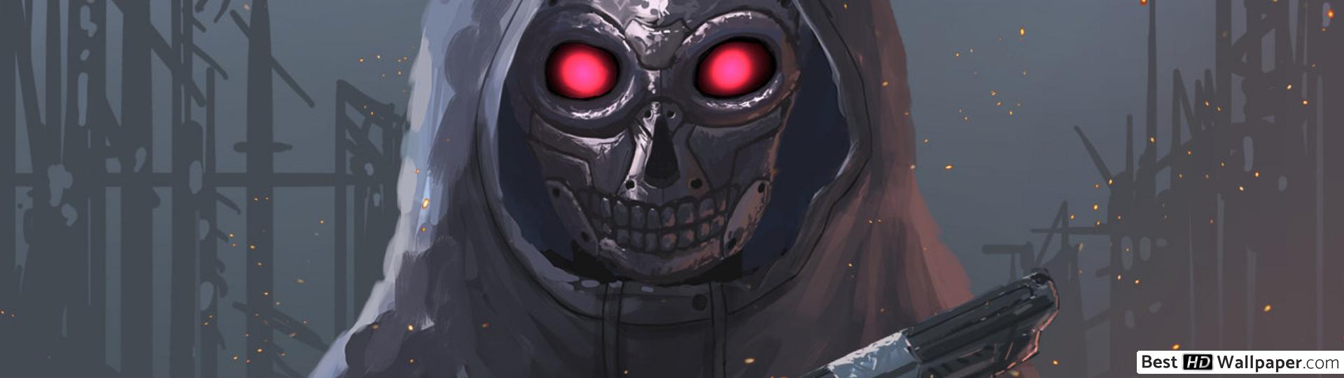 Sao Death Gun Mask - HD Wallpaper 