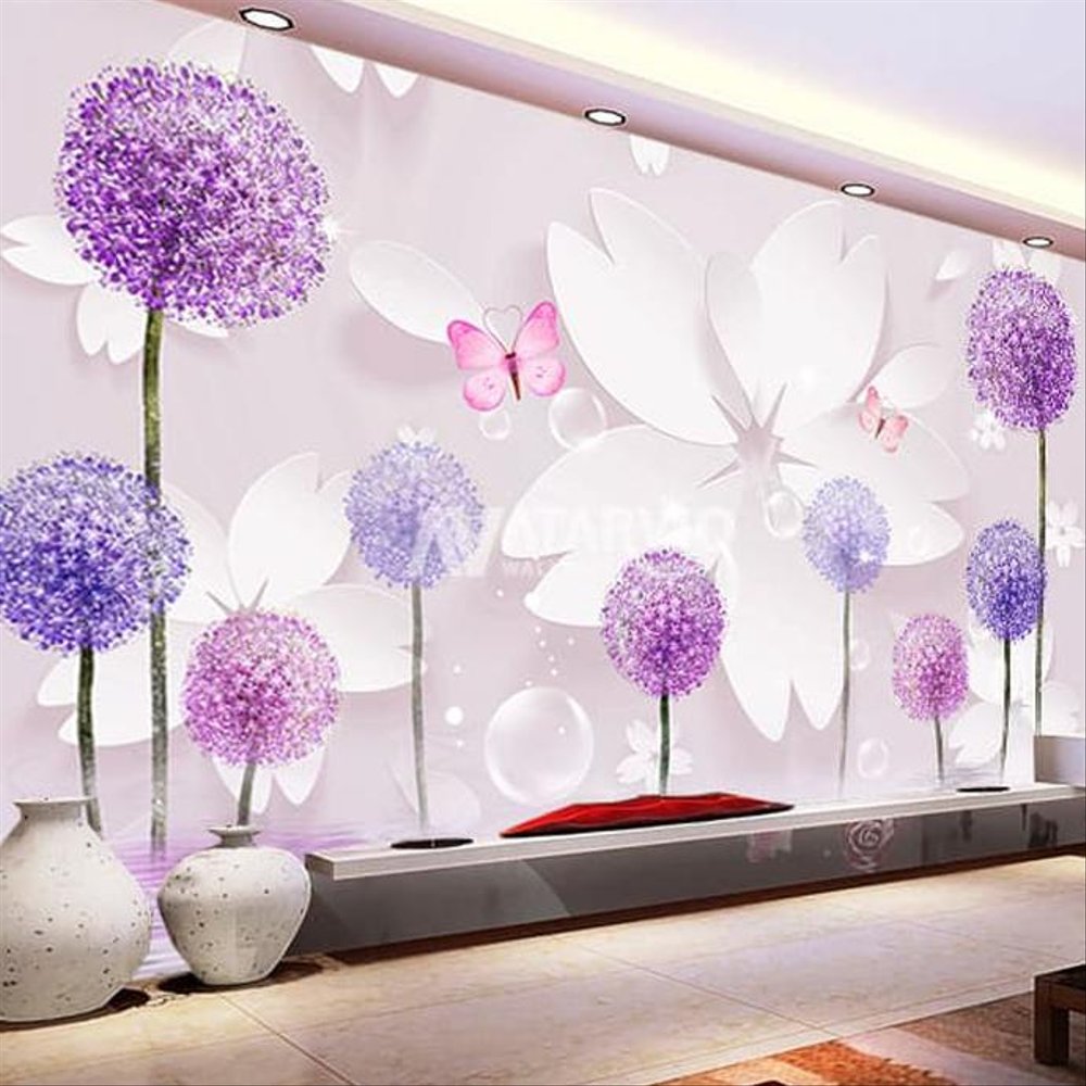 Aneka Motif Wallpaper Dinding Custom 3d 3 D 3 Dimensi - Beibehang Papel De Parede 3d Diente Paisaje - HD Wallpaper 