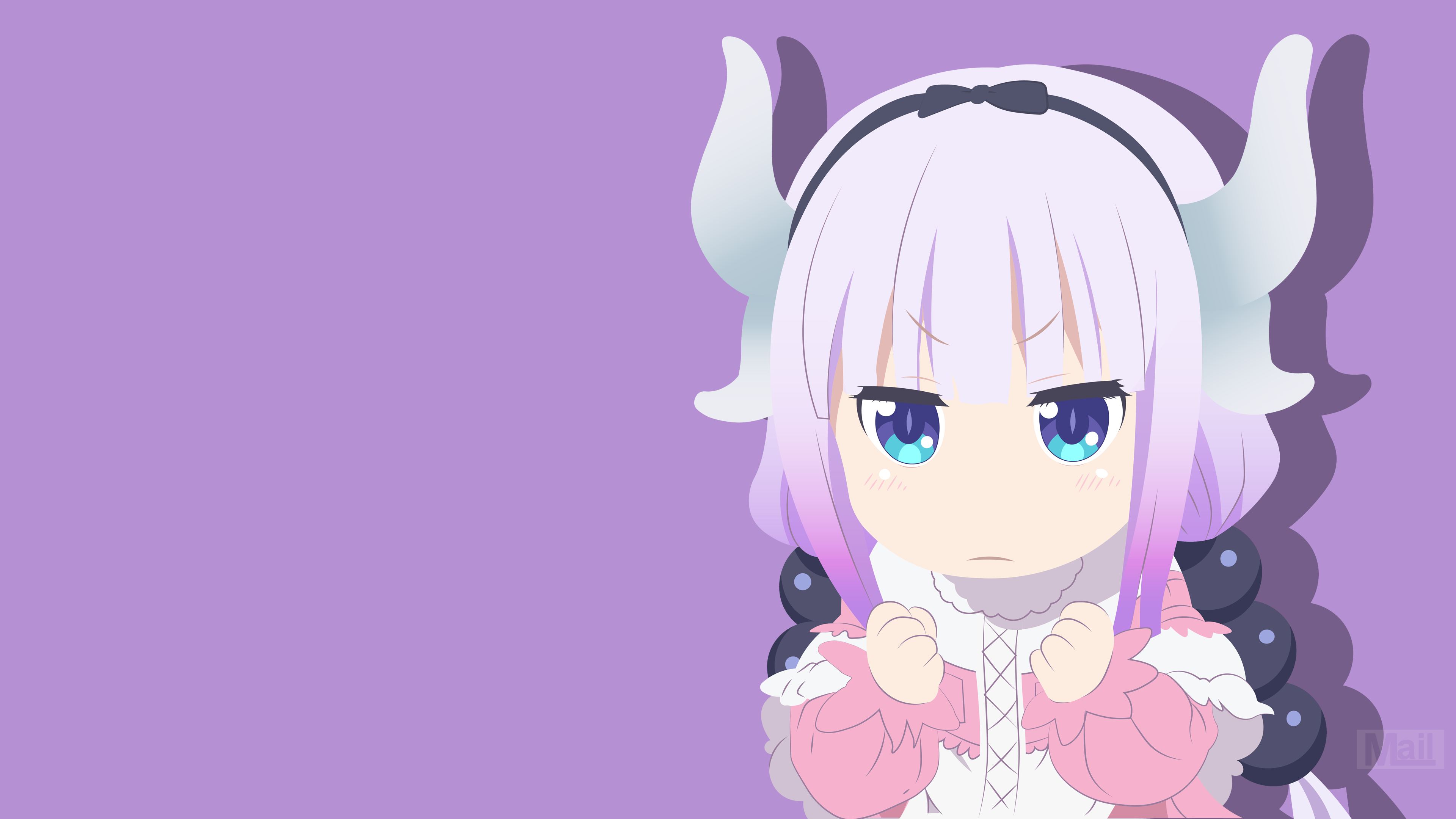 Kanna Kamui Miss Kobayashis Dragon Maid 3840x2160 Wallpaper