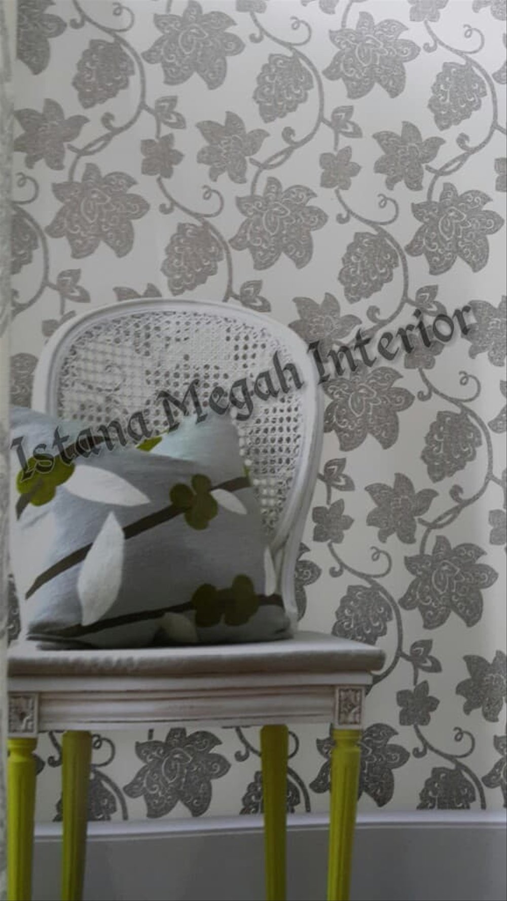 Terlaris Wallpaper Dinding Motif Daun Bintang Warna - Kq2890 - HD Wallpaper 