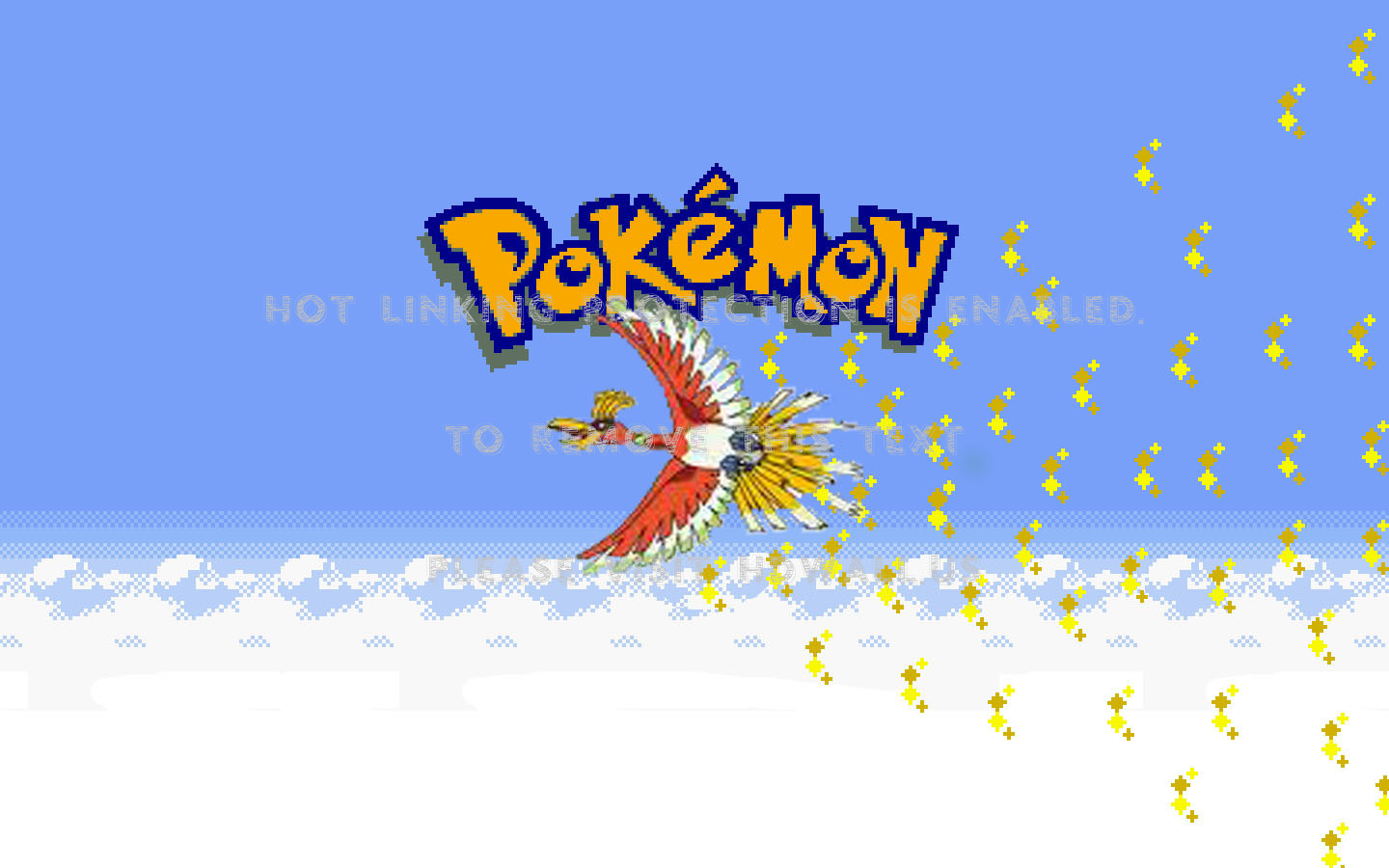 Pokemon Gold Wallpaper - Pokemon Gold Title Screen - HD Wallpaper 