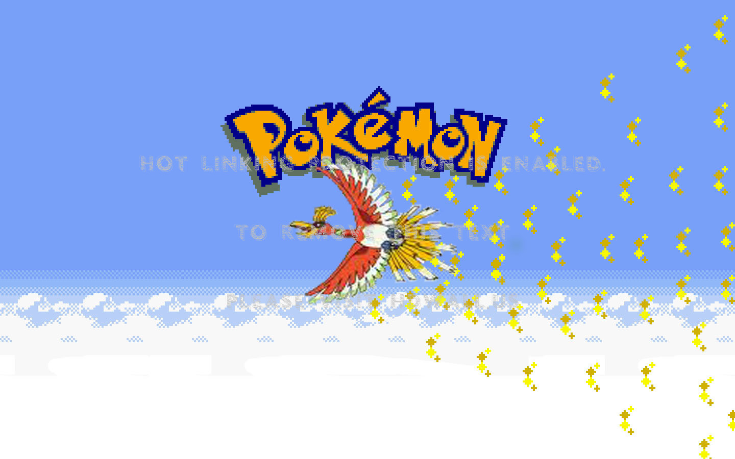 Pokemon Gold Wallpaper - Pokemon Gold Title Screen - 1440x900 Wallpaper