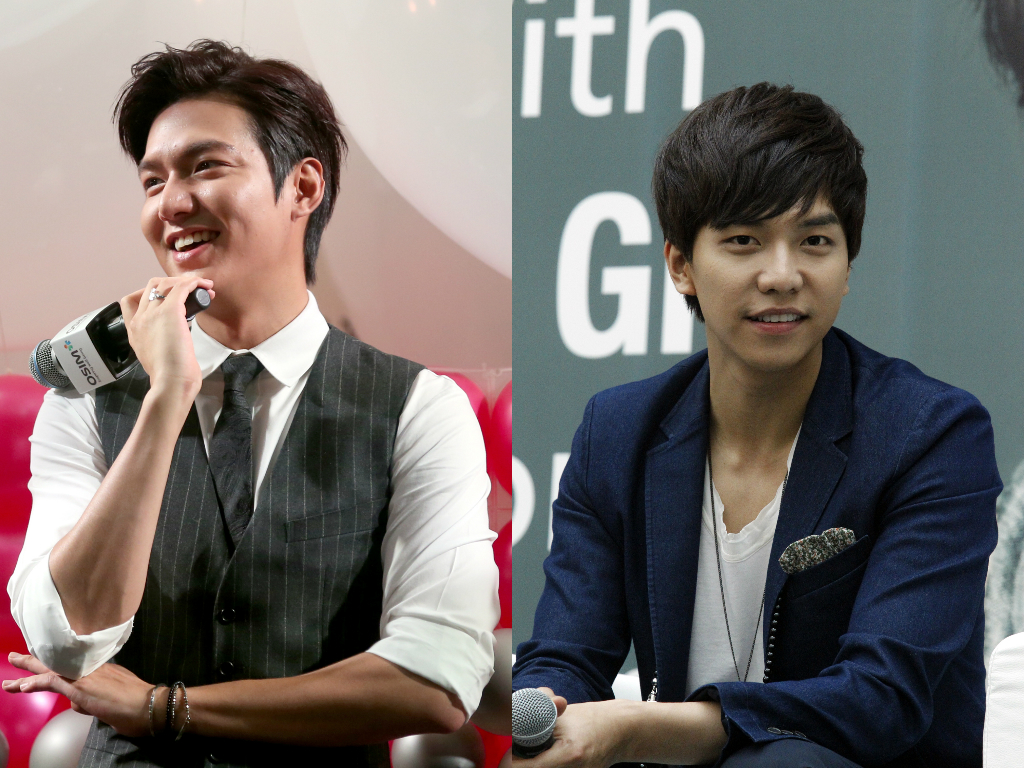 South Korean Actors Lee Min Ho , Lee Seung Gi (right) - Lee Min Ho Tiffany Tang - HD Wallpaper 