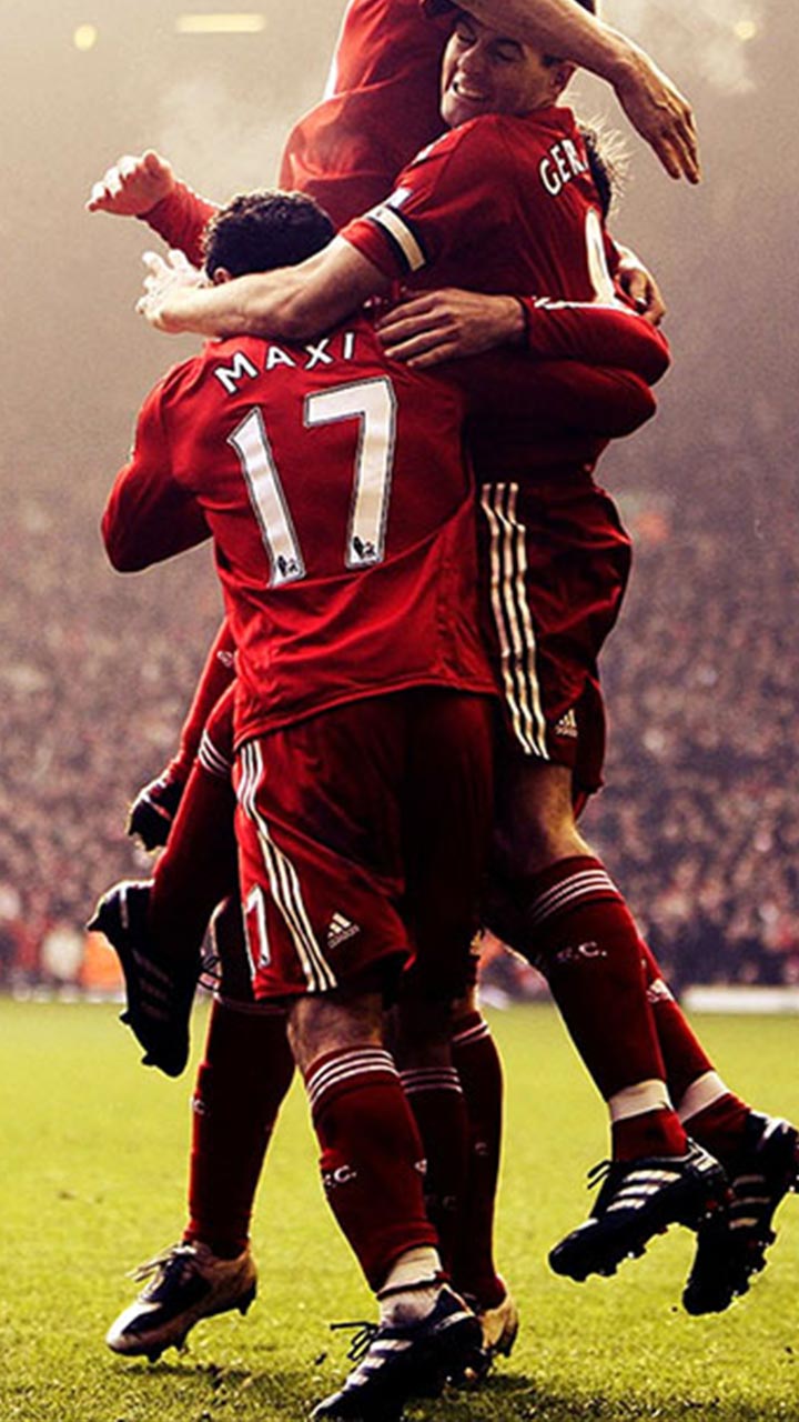 Liverpool Wallpaper With Players - HD Wallpaper 